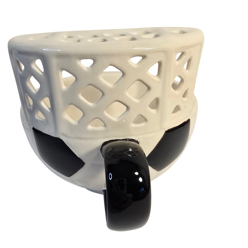 Maxis Creations The Mug With A Goal Soccer Ball Ceramic Novelty Mug White Black - Picture 3 of 8